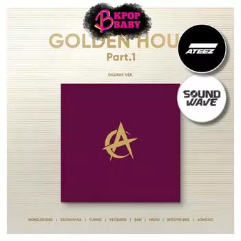 (POB) ATEEZ (Digipack Ver.) [ЗОЛОТОЙ ЧАС : Часть.1] 10-й мини-альбом NO POB - RANDOM