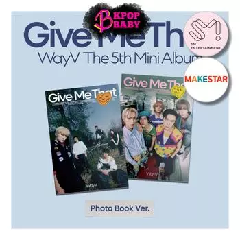 (POB) WayV (Фотокнига Вер.) [Дай мне это] 5-й мини-альбом NO POB - RANDOM