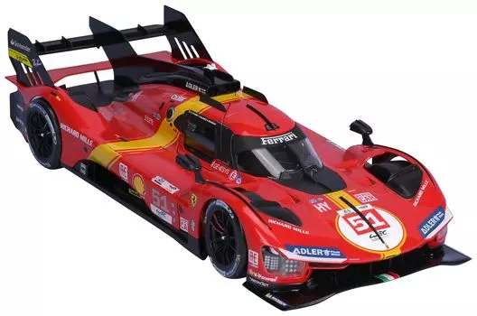 Победитель гонок Ле-Ман 2023 Burago Ferrari 499P, готовый продукт 1/18 № 51