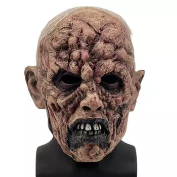 Побег из комнаты с привидениями Ужасная маска зомби One size коричневый