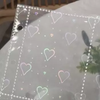 Poca Binder Holder Sleeve 6 Hole Daily Collection Book A5 Idol Photo Card Sticker Album Inner Paper Storage Box 20 Листов