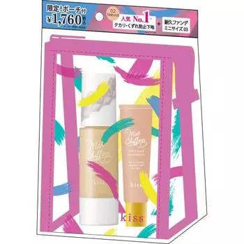 поцелуй матовый шифон W Base N Limited Pouch Set 02 (Основа 37г/Жидкость 10г)