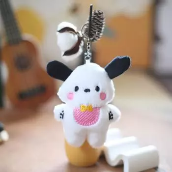 Pochacco Plush Keychain Charm Pp Cotton Stuffed Toy Gift For Girls Kids And