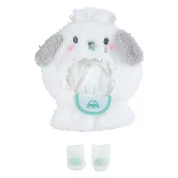 Pochacco плюшевый костюм Enjoy Idol Baby Dress Up Supplies Pochacco Pochacco 14 xx 3 см Персонаж 184373 [Sanrio] 13.6