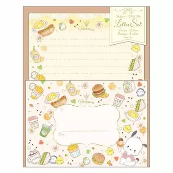 Pochacco Takeimiki Letter Food Sanrio [Набор букв] Набор/Натуральный