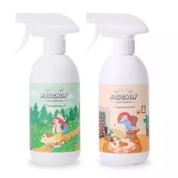 Pochon Pet Дезодорант Прогулка в лесу 500мл + Cosy Nap 500мл, Корейский шампунь для домашних животных
