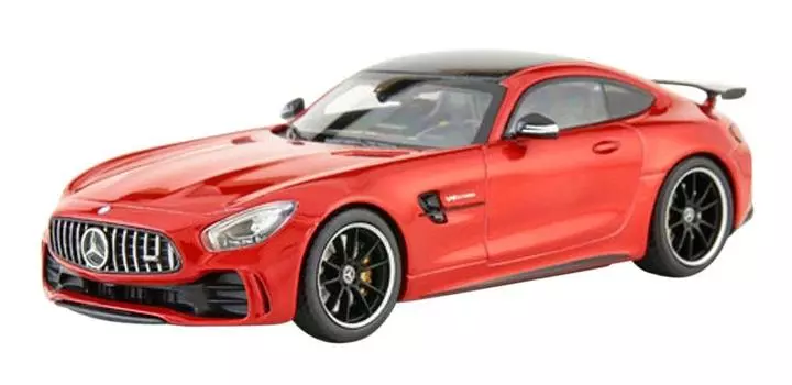 ПОЧТИ НАСТОЯЩИЙ Mercedes AMG GT R Металл Красный Готовый Продукт 1/43 красный