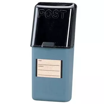 Почтовый ящик Iris Ohyama, настенный, тонкий, узкий, винты входят в комплект, полностью изготовлен из пластика, устойчив к дождю, ширина 15 x глубина 9,5 x высота 35.