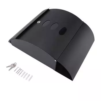 Почтовый ящик из нержавеющей стали, профессиональный, большой емкости, европейский, современный, настенный почтовый ящик с Ke