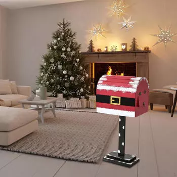 Почтовый ящик Санты, рождественский почтовый ящик для входной двери, дома, комнаты, праздника, в помещении, на открытом воздухе