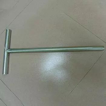 Почвенная дрель Изысканный длинный простой инструмент для отбора проб почвы из нержавеющей стали для сельского хозяйства серебряный