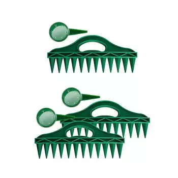 Почвокопатель, садовый перфоратор, 12-луночный инструмент для посадки во дворе, инструменты для расстановки расстояний с ручкой, почвокопатель для посадки