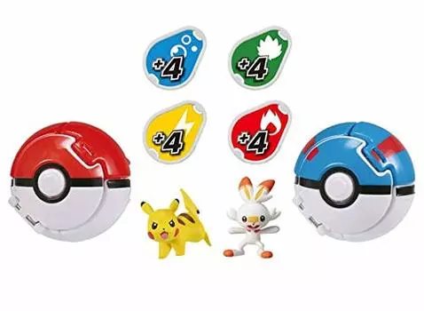 Pocket Monster Monster Коллекция Pokedelze Satoshi VS Gou Super (Мяч-монстр)