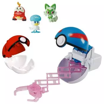 Pocket Monster Monster Коллекция Poketorze Pokedelze Набор из 3 отправлений и (Супербол/Монстрбол)