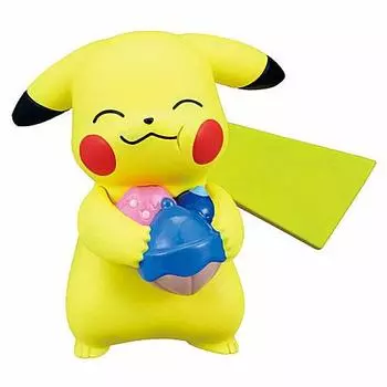 Pocket Monster Pokemon Manpuku Paku Paku Талисман Refill Gacha Gacha Capsule Toy [3. Пикачу] (Отдельный предмет)