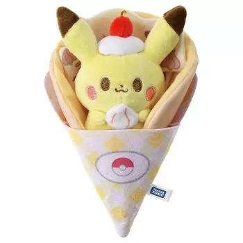 Pocket Monster Pokemon Poke Piece Куру Куру Креп плюшевая игрушка Пикачу