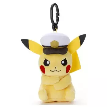 Pocket Monster Pokemon Sound Plush Pokemon Captain Pikachu Мягкая игрушка Высота приблизительно 15 см