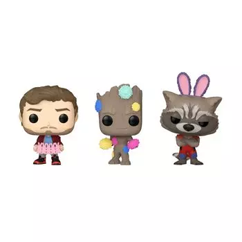 Pocket POP 3PK Guardians of the Galaxy Starlord Groot Rocket Figure Funko Funko