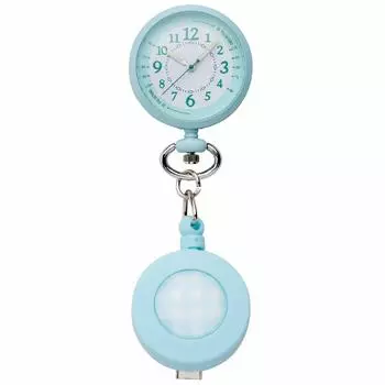 Pocket Watch Nurse Watch Analog Reel Luminous Blue [Fieldwork] GY017-2 Women s