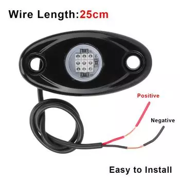 Под днищем светящаяся светодиодная лампа Trail Rig, водонепроницаемые светодиодные неоновые огни, 1 пара для джипа, квадроцикла, внедорожника, автомобиля, грузовика, яхты белый