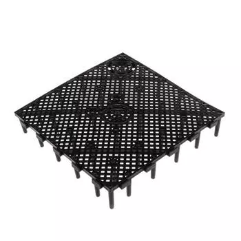 Подъемник для аквариума Пластина донного фильтра Фильтрационная решетка Пластина Фильтр Нижний поддон Аквариум Black-A