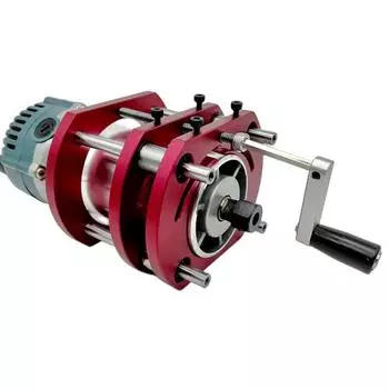 Подъемник для деревообрабатывающего фрезерного станка для двигателей диаметром 65 мм, фрезерный стол, фрезерный станок по дереву, подъемное погружное основание для триммера, гравировального станка красный