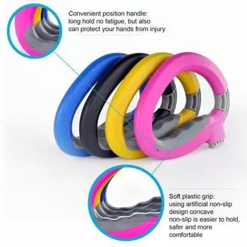 Подъемник для сумок для покупок Эргономичный предмет домашнего обихода Многоразовый подъемник для покупок D-типа Удобный защитный многоразовый синий