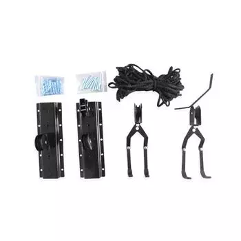 Подъемник для велосипеда, гаражное хранение, система подъема велосипеда, шкив с подшипником 60 кг, верхняя стойка для велосипеда, тяжелая 1 hanger and 2 Multifunctional lanyard