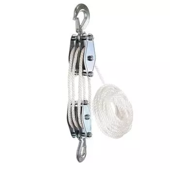 Подъемник канатного шкива системы блока и талевого шкива с 6 шт.:1 подъемная сила, 2200 фунтов, разрывная нагрузка, сверхмощная система шкивов A