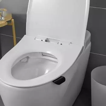 Подъемник крышки унитаза Держатель ручки сиденья Инструмент для подъема крышки унитаза Кольцо сиденья Заслонка Ванная комната Санитарный держатель табуретки Крышка сиденья унитаза белый