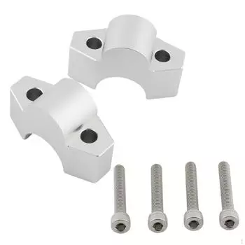 Подъемники руля мотоцикла напрямую заменяют алюминиевый сплав высотой 1 дюйм зажим руля для 150 серебряный