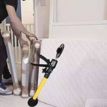 Подъемный кронштейн для деревообработки, телескопический домкрат для установки потолочного шкафа, 1 шт., опорный стержень для установки подвесного шкафа жёлтый