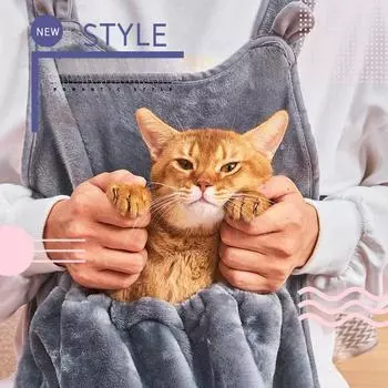 Подъемный мешок для кошек Подъемное оборудование для кошек Одежда для кошек на выход Фартук для кошек Спальный мешок для кошек Портативная сумка для домашних животных Дом для кошек на выход 74 * 70 cm