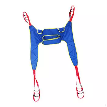 Подъемный ремень для пациента для всего тела с разделенными ножками для кроватей, инвалидных колясок, домашнего использования 100cm