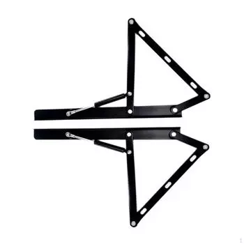 Подъемный шарнир для кровати для хранения вещей, 2 шт., простая установка, газовая стойка, пневматический подъемник для татами