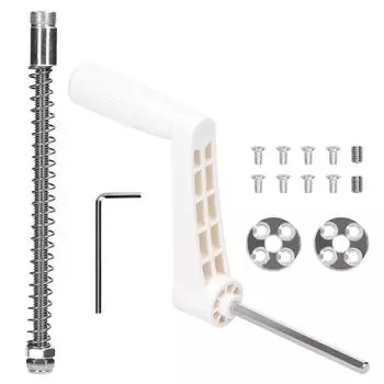 Подъемный стол фрезера Ручная рукоятка Откидная доска Подъемная пластина Противоскользящая рукоятка Быстрая установка белый