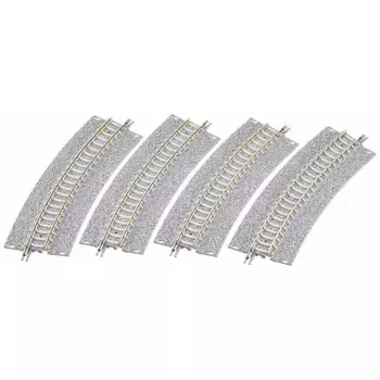 Подъездной путь TOMIX N-колеи широкий PC CR L 280-22.5-WP F 4 шт. 2 комплекта 1781 Принадлежности для моделей железных дорог