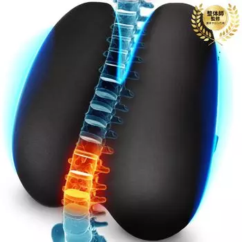 под наблюдением физического специалиста Calmoon Поддержка поясницы Поддержка поясницы Подушка сиденья для нижней части спины Регулируемая с помощью ремня для предотвращения бокового скольжения Эргономика чёрный