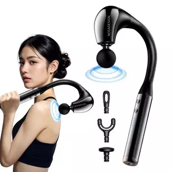 Под наблюдением мануального терапевта NOSA DESIGN Пистолет для миофасциального релиза Удобный пистолет с электродвигателем Большая емкость Беспроводной Легкий Поставляется с гарантией