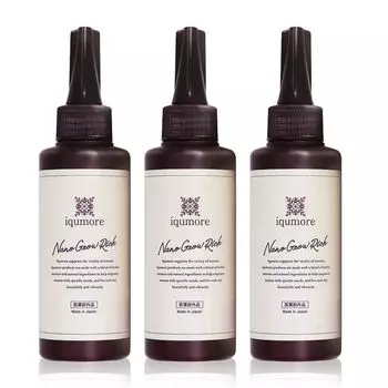 под наблюдением специалиста по уходу за волосами Ikumore Nano Grow Rich 130 мл x 3 рост волос истончение волос рост волос кожи головы выпадение волос истончение волос для официального