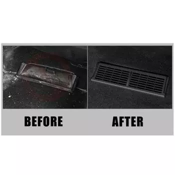 Под сиденьем вентиляционная защитная крышка украшения модифицированные пылезащитные защитные крышки для Tesla Model Y 2 шт. автомобильная крышка воздухозаборника чёрный