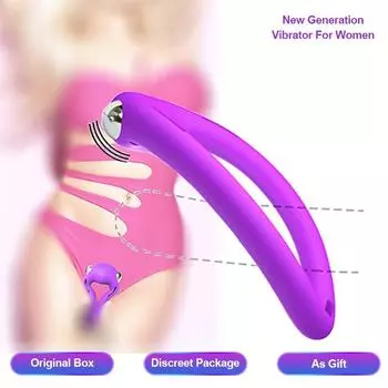 Под трусиками носимый вибратор клитор стимуляция точки G женская мастурбация фаллоимитатор-бабочка товары для взрослых