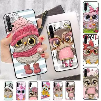 Подарки для девочек с милой совой, чехол для телефона Huawei Honor 10 i 8X C 5A 20 9 10 30 lite pro Voew 10 20 V30 Honor 7A 2GB