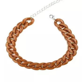 Подарки для друзей Крутой готический хип-хоп ошейник Рок цепочка Ожерелье Подвеска Хип-хоп панк чокер кофейный