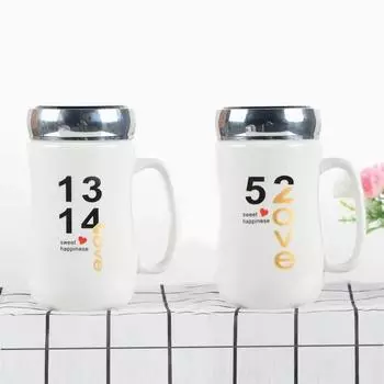 Подарки для клиентов Зеркальные керамические подарки Стаканы для воды Офисные встречи Изоляция Кружки Набор логотипов