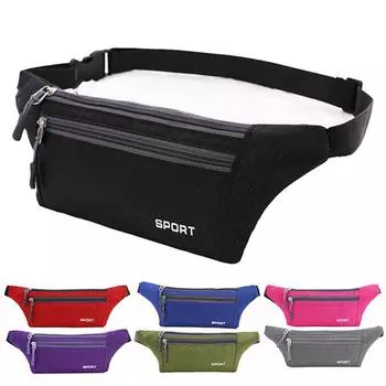 Подарки для вечеринок Кошелек Сумка большой емкости Беговые карманы Сумка унисекс Спортивная сумка Поясные сумки Сумка Противоугонная сумка Дорожная сумка Поясная сумка Женская сумка Мужская сумка