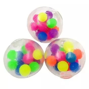 Подарки для взрослых Игрушки для детей Мяч для декомпрессии Игрушка для декомпрессии для взрослых Подарки для детей Игрушка для декомпрессии Подарки A жёлтый