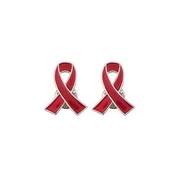 Подарки для женщин от рака, 2 шт., булавка с розовой лентой, эмалированная ювелирная булавка красный