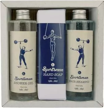 Подарки и косметика Bohemia Sportsman, подарочный набор для душа для мужчин TU прозрачный