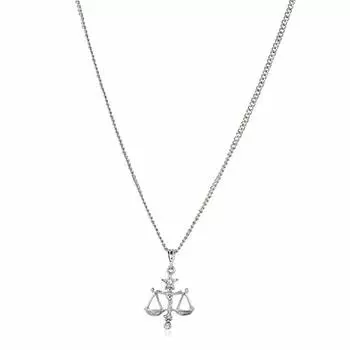 Подарки ко Дню святого Валентина девушке/жене: Ожерелья-цепочки Estele с родиевым покрытием Libra